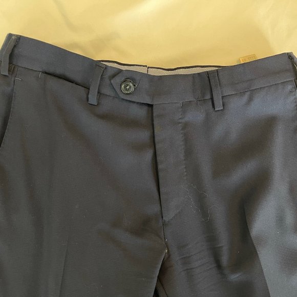 Massimo Dutti Navy Dress Pants Size 30 - Picture 3 of 4